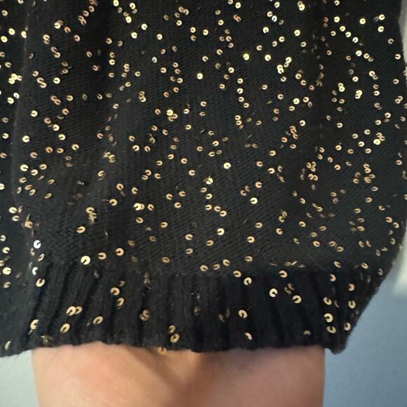 Lafayette 148 New York Black and Gold Tank Top size medium - Picture 4 of 5